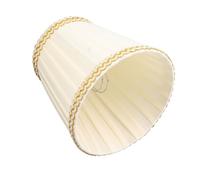 Ejoyous Pantalla de Lámpara de Tela Rústica con Abrazadera Pequeña, Luz Suave sin Reflejos, Compatible con Bombilla E14, Ideal para Dormitorios y Hoteles