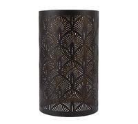 Ejoyous Pantalla de Lámpara Moderna, Pantalla de Lámpara Moderna Decorativa E26, Mano de Obra Fina, Metal Cilíndrico para Sala de Estar