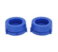 Ejoyous Par de Adaptadores Nab Hub con Base de Plástico, Carrete a Carrete con Cerradura, Abridor de Grabadora de Cinta para Grabadoras de 1,4 Pulgadas, Ajuste Preciso, Rotación Estable para (BLUE)