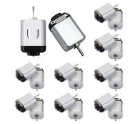 Ejoyous Pequeños Motores de CC, 20 Piezas Micro Motor Eléctrico 1,5-3 V 20000 RPM 130 Motores de Metal Compatibles con Proyectos de Bricolaje Juguete Eléctrico Coche Avión Experimentos