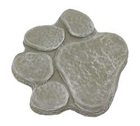 Ejoyous Piedra Conmemorativa de Huella de Pata, Marcador de Tumba para Mascotas de Resina, Monumento de Perro Personalizable para Patio Trasero y Jardín (Ejoyousawn3qm7szk-12)