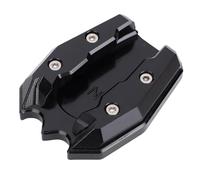 Ejoyous Placa de Extensión de Pata, Aluminio de Aluminio CNC Pad, la Almohadilla de Estacionamiento del Pie del Pie del del, el Reemplazo de la Almohadilla de Extensión para NMAX155 NMAX125, (BLACK)