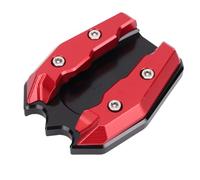 Ejoyous Placa de Extensión de Pata, Aluminio de Aluminio CNC Pad, la Almohadilla de Estacionamiento del Pie del Pie del del, el Reemplazo de la Almohadilla de Extensión para NMAX155 NMAX125, (rojo)