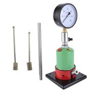 Ejoyous Probador de Presión Pop de Boquilla de Inyector Diésel, Probador de Boquilla de Inyector de de Doble Rosca de Metal, 0-60MPA para Comprobación de Motor Diésel