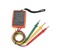 Ejoyous Probador de Rotación Trifásico SM852B, Medidor de Secuencia de Fase CA Digital, 60-600 V, Dispositivo de Prueba Portátil para Electricistas y Técnicos