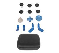 Ejoyous Pulgares de Metal Establecieron Pulgares Magnéticos, Paletas Metálicas para un Controlador de Series 2, Caja Protectora EVA (BLUE)