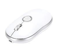 Ejoyous Ratón Inalámbrico, Ratón Recargable ABS 2,4G con Aromaterapia, 3 Niveles de dpi 800 1200 1600, Receptor USB, Batería de 500 MAh para Usuarios de Portátiles de Oficina en Casa