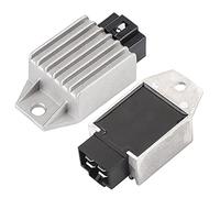 Ejoyous Regulador de Tensión Universal 12V, 4 Pines, para Scooter, Ciclomotor, ATV, Gokarts, Buggie GY6 Rectificador de Carga