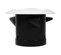 Ejoyous Rejilla de Ventilación Ajustable Rejilla de Ventilación de Plástico Redonda, Cubierta de Conducto de Ventilación Difusor de Techo Válvula de Suministro Rejilla de Escape Aire(75mm)