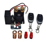 Ejoyous Relé de Interruptor Maestro de BateríA de Automóvil, relé de Interruptor Remoto de 12 V 500 A con Bobina de Cobre, Contactos de Aleación de Plata, Control Manual de Emergencia para