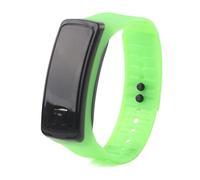 Ejoyous Reloj Deportivo LED, Correa de Silicona, Pantalla Electrónica Digital con Calendario y Ahorro de Energía Automático para Deportes de Niños y Niñas (Verde Claro)