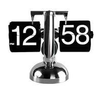 Ejoyous Reloj Digital de Escritorio Retro, Reloj de Mesa Mecánico con Tapa Abatible