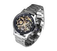 Ejoyous Reloj para Hombre Reloj de Cuarzo Analógico de 45 Mm Reloj de Pulsera para Hombre de Acero Inoxidable, Reloj de Pulsera para Hombre Relojes Tácticos Militares de 12/24 Horas
