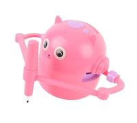 Ejoyous Robot Pintor para Niños Juguete Educativo Interactivo con 100 Tarjetas de Palabras Interacción Lingüística Pintar Aprender Juguete para Niños y Niñas a Partir de 3 Años con 12 (Pink)
