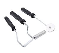 Ejoyous Rodillo para Fibra de Vidrio, 3pcs Kit Rodillo Pintura de Resina GFK Rodillo Aluminio Resina para Esmaltar Puertas, Superficies de Maderas o Metálicas