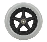 Ejoyous Ruedas Delanteras para Silla de Ruedas de 7 Pulgadas, Silla para Caminar Vieja para Discapacitados, Ruedas de Goma para Silla de Ruedas 1PCS