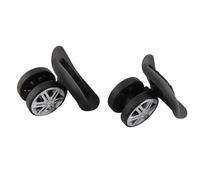 Ejoyous Ruedas Giratorias para Maletas de Equipaje, Respetuosas con el Medio Ambiente A65, 1 par de Ruedas de Repuesto para Equipaje Silenciosas Resistentes Al Desgaste para Accesorios de Reemplazo