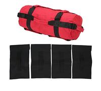 Ejoyous Saco de para Entrenamiento Saco de para Levantamiento de Pesas de Tela Oxford con 6 Asas y 4 Bolsas de Relleno para Entrenamiento Cruzado, Acondicionamiento, Entrenamientos de Fuerza para