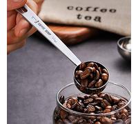 Ejoyous Scoop Spoon de Acero Inoxidable 15 Ml de 30 Ml de Barra de Cocina Café Medición de café con Manija Largo para Facilitar el Acceso de Agujero de Colgante Lavavajillas (30ml)