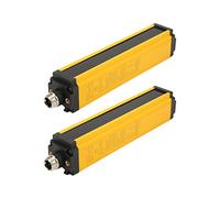 Ejoyous Sensor de Cortina de Luz Cortina de Luz de Seguridad ABS Aleación de Aluminio Espaciado de Haz de 20 Mm 6 Haces IP65 NPN NC 10 a 30 V para Maquinaria de Estampado Línea de Producción de
