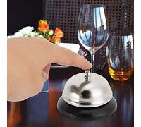 Ejoyous Servicio de Acero Inoxidable Bell Call Bell Desk For Home Kitchen Coffee Shop Restaurant with Mirror Surface Cruje Sound