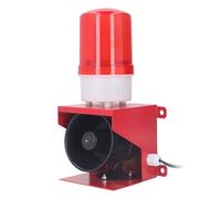 Ejoyous Sirena Industrial de Alarma con Luz Intermitente, 115DB Bocina de Sirena, Bocina de Alarma (DC12V)