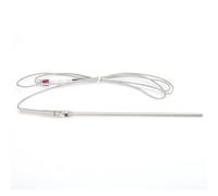 Ejoyous Sonda de Temperatura de Acero Inoxidable Termopar Tipo K, Rosca M8 de 5 Mm X 200 Mm, Respuesta de 32 a 1472 Fahrenheit 0,02 S, Cable de 1,5 M para Tratamiento Térmico de Laboratorio de