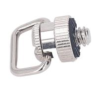 Ejoyous Soporte para Cámara de 1/4 de Pulgada, Tornillo de Cámara de Liberación Rápida con Anillo en D de Hierro Niquelado Profesional, Dureza Fuerte para Palo Selfie