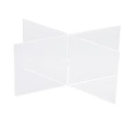 Ejoyous Soporte para Libros de Acrílico, Soporte para Libros Abierto Transparente, Duradero para de Cocina, Recetas, Ideal para Cocina y Oficina