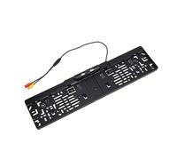 Ejoyous Soporte para matrícula con cámara, cámara de marcha atrás, 170°, visión nocturna por infrarrojos, inalámbrico, soporte para matrícula de coche para estacionamiento seguro