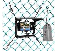 Ejoyous Soporte para Valla para Teléfono Móvil, de Doble Bloqueo, Capacidad de Carga de 2 a 5 Kg, con Protección Solar Plegable para Béisbol, Fútbol, Rugby, Cámara Start