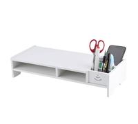 Ejoyous Soportes para Monitor Elevador para Computadora, Material de PVC, Fácil Montaje, Mayor Comodidad, Espacio de Trabajo Organizado, Soporte para Computadora Portátil para Oficina en el Hogar