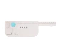 Ejoyous Tabla Perforadora de Pestañas, Marcapáginas Ajustable de ABS y Perforadora de Páginas de índice, Anchos de Pestañas de 30 40 50 60 Mm, Herramienta de Manualidades de Papel de 17 X 8 Cm para