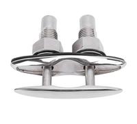Ejoyous Taco de Muelle Retráctil de Acero Inoxidable 316 de 5 Pulgadas con Montaje Empotrado, Fijación Segura Altamente Pulida para Accesorios de Cubierta de Lancha Rápida de Yate RV