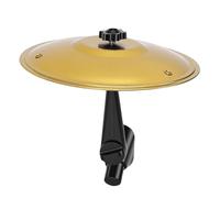 Ejoyous Tambor de Ventilación de Platillo para Coche, Decoración ABS Dorada, Dispositivo de Conducción Divertido para Entusiastas de los Coches y Amantes de la Música