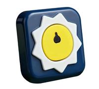 Ejoyous Tapón para tirador de puerta de dibujos animados, material de PVC, impacto en los cojines, reduce el ruido, perfecto para usar en casa o en la oficina (escriba un)