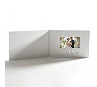 Ejoyous Tarjeta de felicitación de video, folleto electrónico con pantalla LCD para cumpleaños, boda, publicidad, Navidad, soporta formatos de vídeo HD 720P, MP4, JPEG, regalo comercial portátil (7