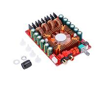 Ejoyous TDA7498E BATERA DE Amplificador 2X160W Amplificador Digital DE Alta Potencia con Modo para Altavoces 4/6/8 Ohmios Enfriamiento del Ventilador DC 15-36V