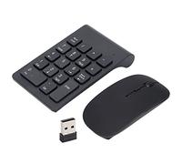 Ejoyous Teclado Numérico Inalámbrico con Ratón, 18 Teclas, Tecnología 2.4 GHz, Compatible con Ordenador Portátil y de Escritorio