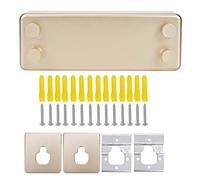 Ejoyous Tendedero Retráctil de Acero Inoxidable, Extensible hasta 14 Pies, Doble Cuerda, Dorado, para Interiores, Balcón, Ducha, Baño, Lavandería