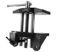 Ejoyous Tornillo de Banco para Carpintería, Tornillo de Mesa de Hierro Fundido con Mandíbula de Acero Al Carbono Reemplazable y Diseño de Abrazadera, Mini de Banco de Mesa Manual para Carpinteros,
