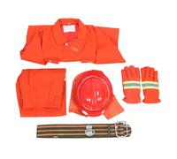 Ejoyous Traje de Seguridad Ignífugo, Mono Reflectante Ignífugo, Ropa de Trabajo con Aislamiento Térmico para Entornos de Alto Riesgo (XXXL)