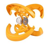 Ejoyous Turbina Eólica, Generador Eólico de Aleación de Acero y Plástico, Rotor Externo de 4 Palas de 1200 W, Arranque de 2 M/s, Clasificación de 12 M/s, Rueda de 0,9 para Uso de Energía Híbrida en