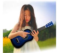 Ejoyous Ukelele de 21 pulgadas para niños principiantes, guitarra de concierto de 6 cuerdas, guitarra clásica para niños y adultos principiantes