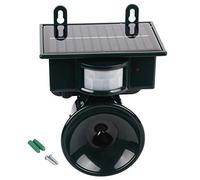 Ejoyous Ultrasonido Distribuidor de Aves Operaciones Solares PIR Sensor Defensa de Animales para Perros Rates Rates Aqurain Resistente a la Intemperie con Frecuencia Ajustable