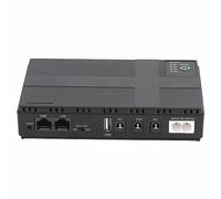 Ejoyous UPS Fuente de Alimentación Ininterrumpida, USB UPS Batería de Respaldo 10400 MAh Salida 5 V 9 V 12 V PoE 15 V PoE 24 V, para Enrutador Módem Cámara Luz LED Teléfono Inteligente