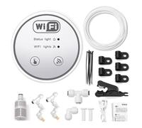 Ejoyous WiFi Jardinería Temporizador de Agua de Riego Automático de Metal con Control de Aplicación Pulverización de Niebla Fina Horarios Personalizados Funcionamiento Silencioso para Balcón Jardín
