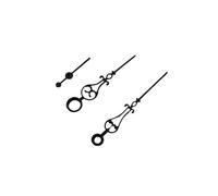 EJPPDHCO 1 Juego de Agujas for manecillas de Reloj, Accesorios for Reloj, Piezas de Repuesto for Movimiento mecánico Manual 6497/6498/ST3600/3621 Herramientas y Kits de reparación