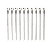 EJPPDHCO 10 Piezas M1.2/M1.4 Tubo de Tornillo for Correa de Reloj de Acero, preciso, Profesional, Resistente al Desgaste, Pasador de Enlace de Tornillo for relojero(M1.2mm 16.5mm)