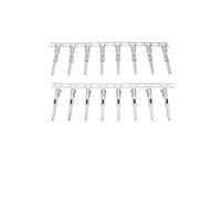EJPPDHCO 100 Piezas/Lote SM2.54, terminales de crimpado, Pines Macho y Hembra de Metal for Conector de Cable de Carcasa de Enchufe Macho y Hembra de Paso JST SM de 2,54 mm(Male)